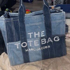 Marc Jacobs Two-Tone Denim Tote Bag